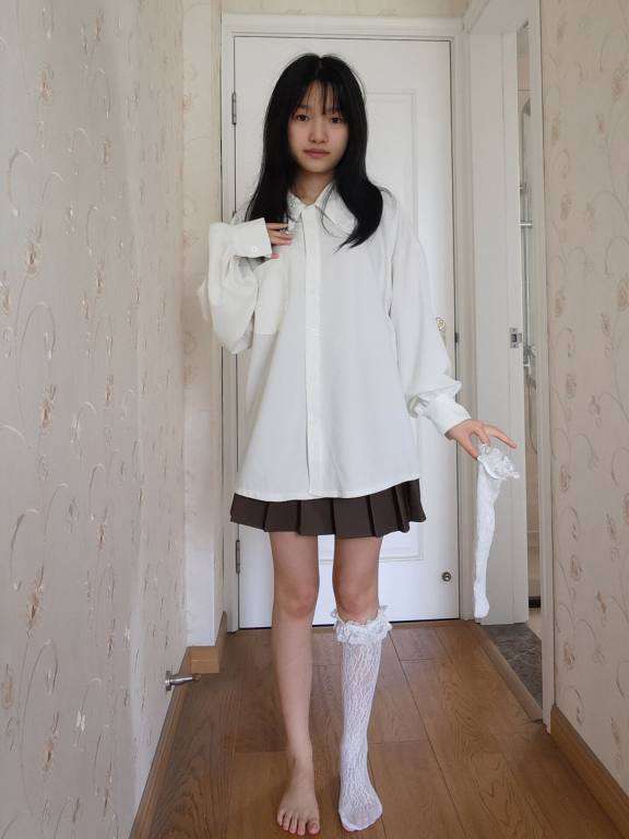 图片[1]-百褶裙可爱又大方的小姑娘【122P】20002-探姐姐