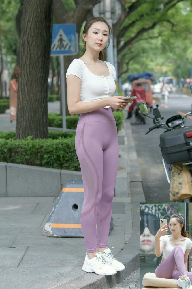 图片[5]-香芋色瑜伽裤高马尾漂亮女孩J2206 545P1V-19.1GB-探姐姐