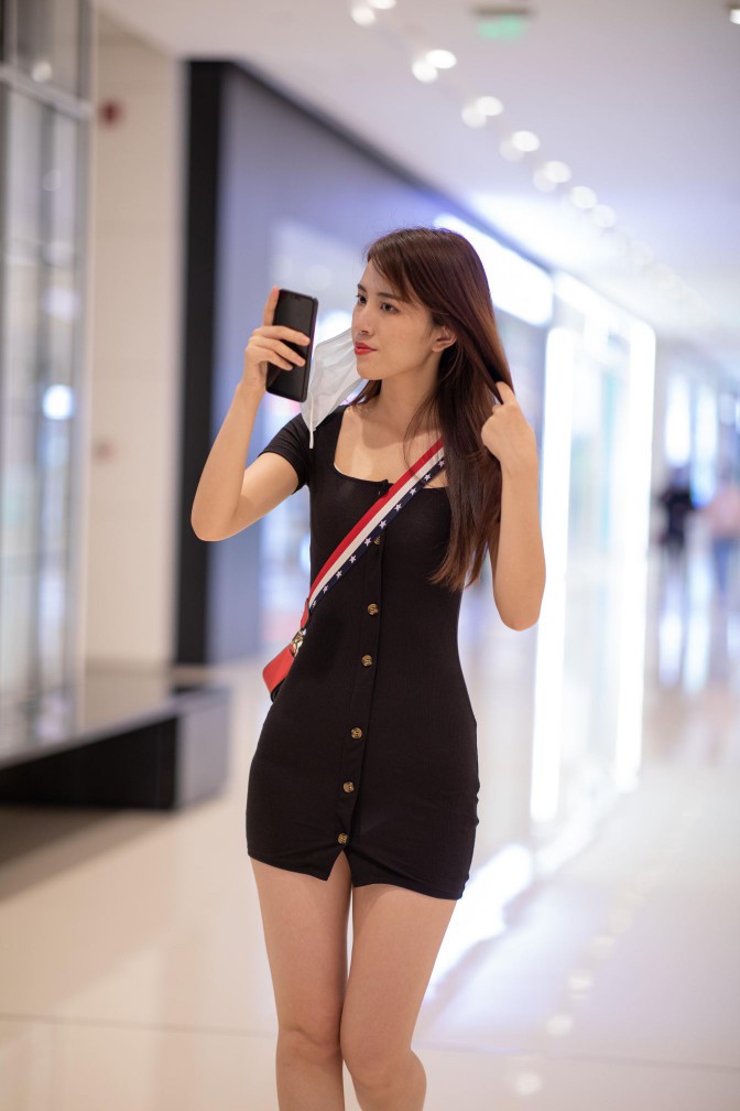 图片[3]-逛商场的黑色包臀裙美丽女孩【385P】00050-探姐姐